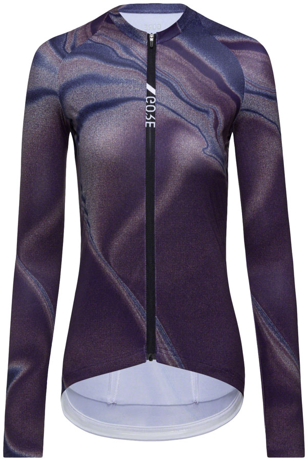 Gorewear Torrent Jersey - Long Sleeve, Process Purple/Ultramarine, Women's, Medium/8-10 