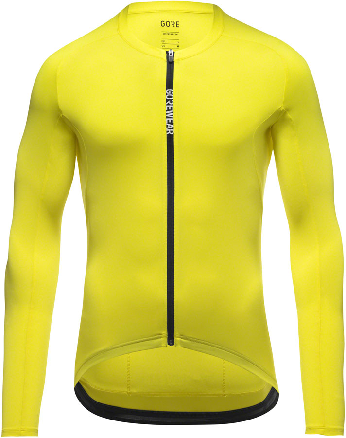 Gorewear Spinshift Long Sleeve Jersey - Neon Yellow, Men's, Large