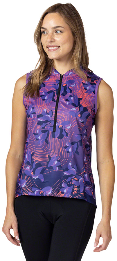 Terry Breakaway Mesh Sleeveless Jersey - Contour, X-Large 