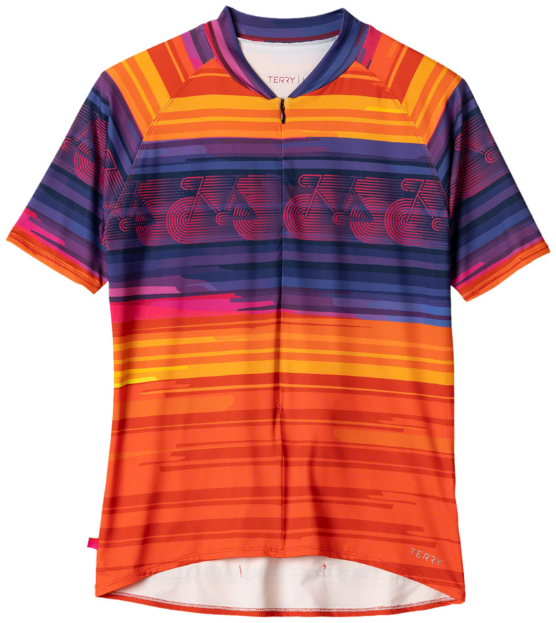 Terry Soleil Flow Short Sleeve Jersey - Women's, Horizoom, Medium