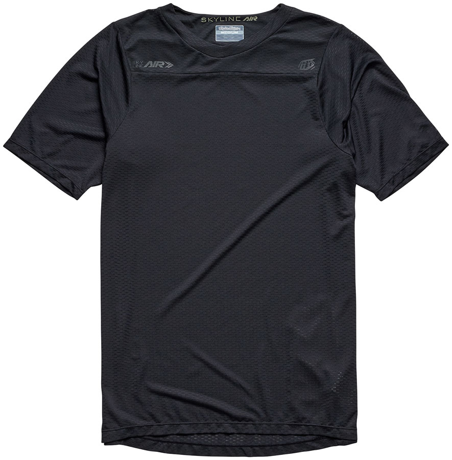 Troy Lee Designs Skyline Air Short Sleeve Jersey  Mono Black, Small