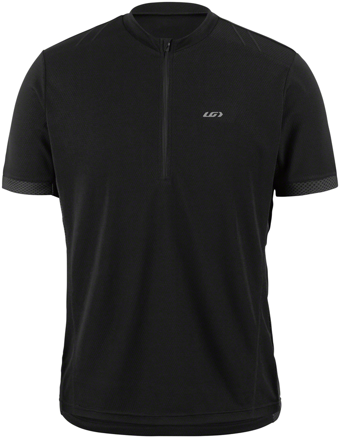 Garneau Connection 2 Jersey - Black, Short Sleeve, Men's, Small 