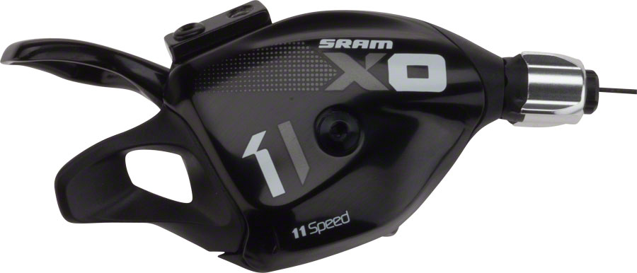 SRAM X01 11-Speed Trigger Shifter Includes Handlebar Clamp Black with Gray and White logo with Cable, Housing Sold Separately 