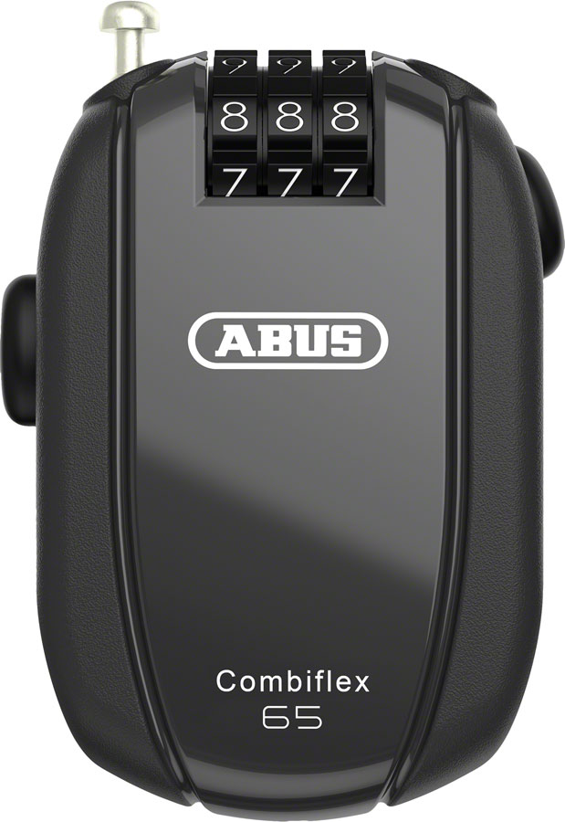 Abus  Combiflex Stopover Retractable Combo Lock - 65cm, Black






