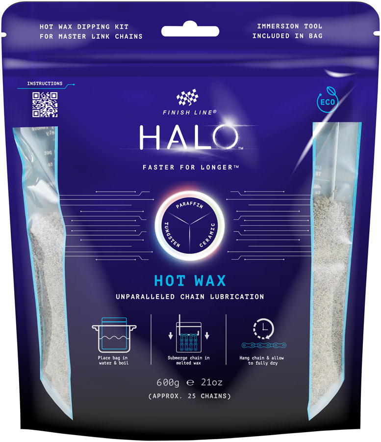 Finish Line HALO Hot Wax Bag and Tool Set - 600g