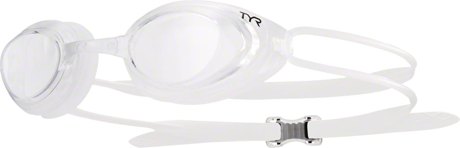 TYR Blackhawk Femme Goggle: Clear Lens/Clear Frame