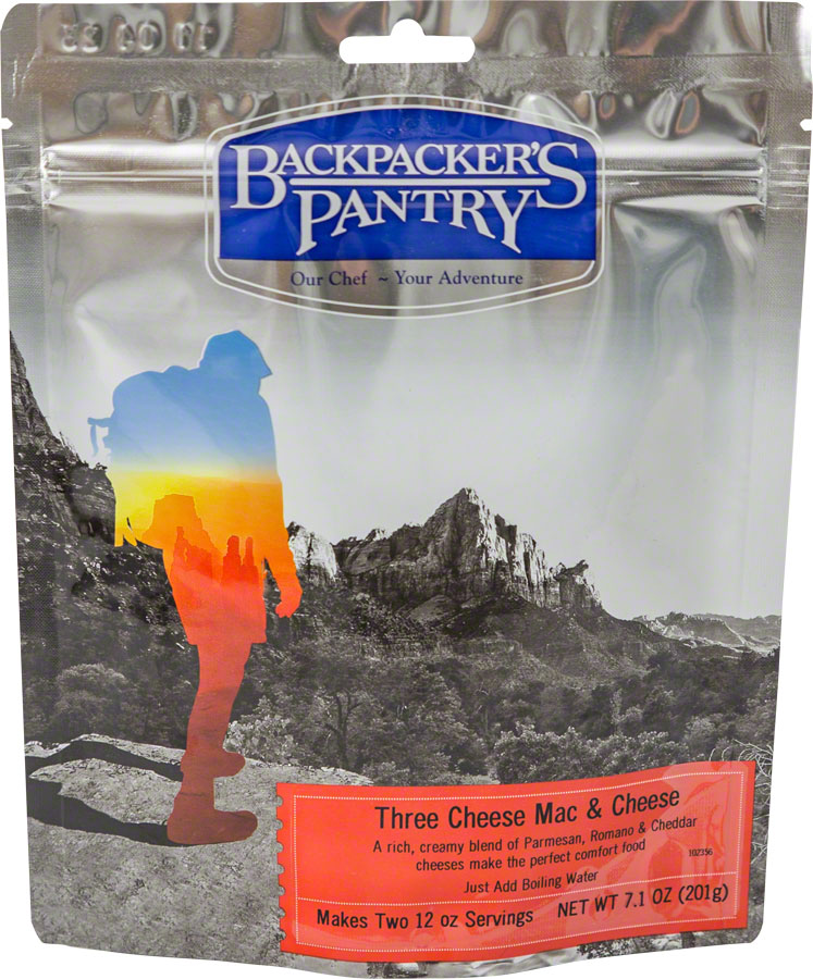 Backpacker's Pantry Three Cheese Mac and Cheese: 2 Servings