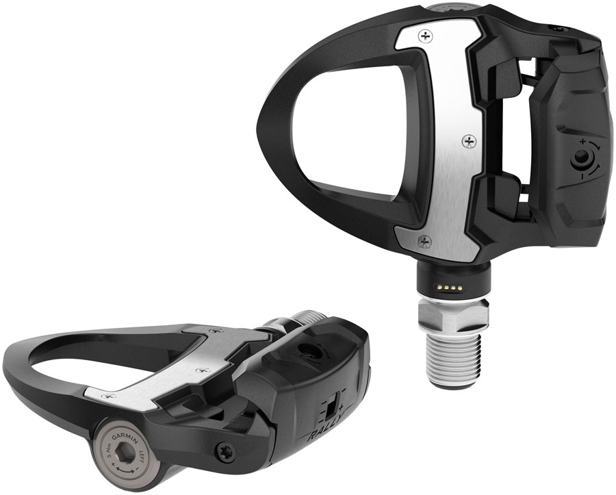 Garmin Rally RS210 Power Meter Pedals - Single Sided Clipless, Composite, 9/16", Black, Pair, Dual-Sensing, Shimano SPD-SL