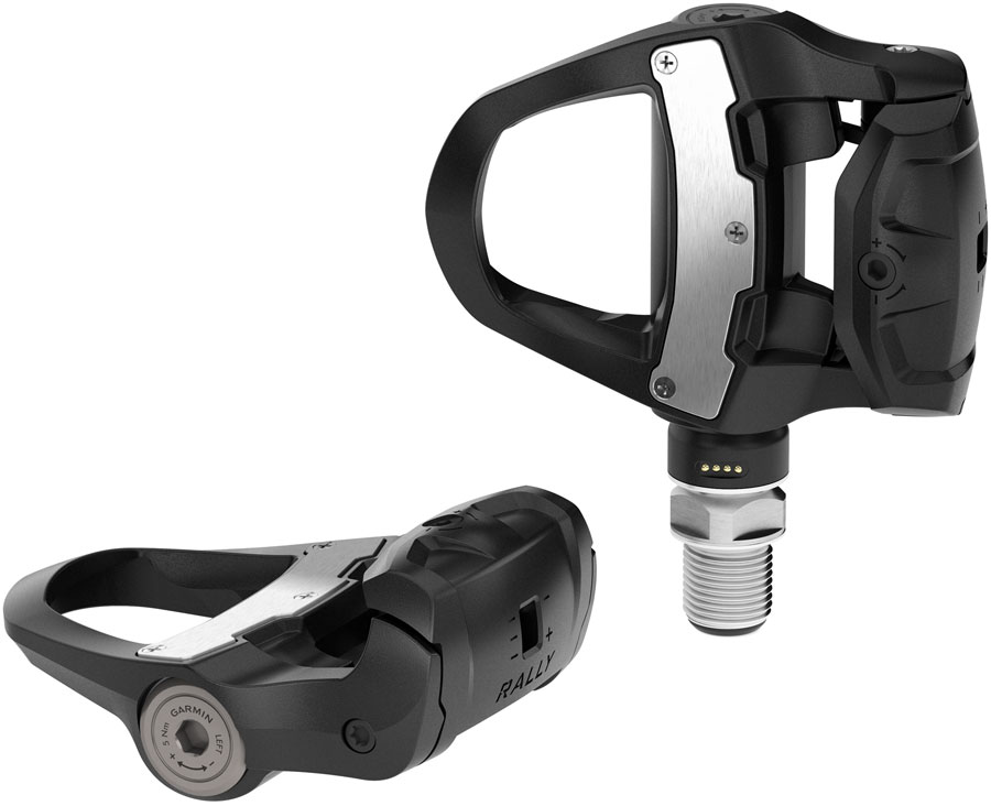 Garmin Rally RK210 Power Meter Pedals - Single Sided Clipless, Composite, 9/16", Black, Pair, Dual-Sensing, LOOK KEO