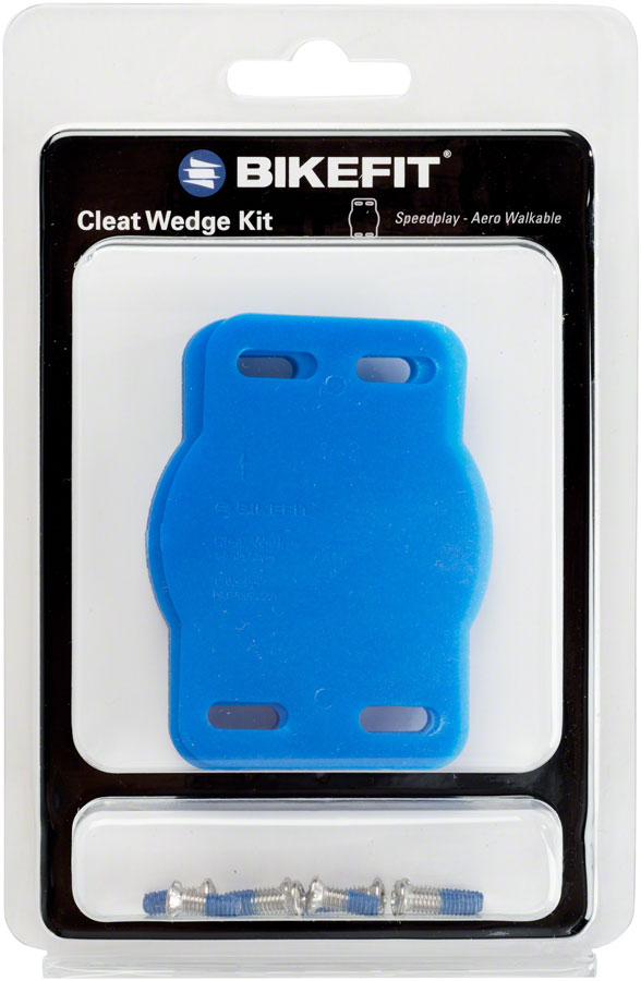 BikeFit Cleat Wedge - Wahoo Speedplay Compatible, 4-Hole, 1 Degree, 8-Pack






