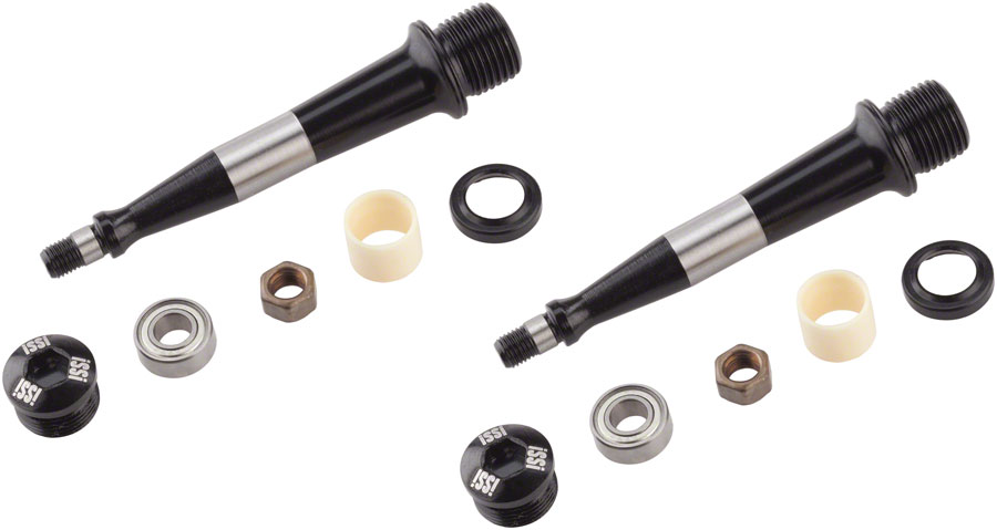 iSSi Bushing and Bearing Spindle Rebuild Kit: Standard Length (52.5mm), Black (30%Off)