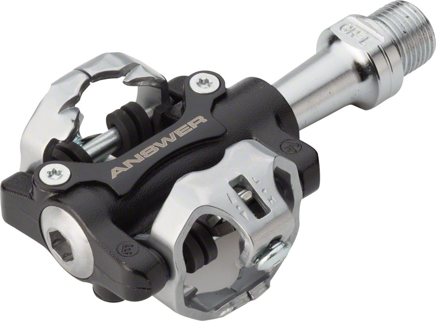 Answer BMX Power Booster Jr. Pedals - Dual Sided Clipless, Aluminum, 9/16", Black