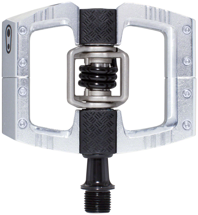 Crankbrothers Mallet DH Pedals - Dual Sided Clipless with Platform, Aluminum, 9/16", High Polish Silver