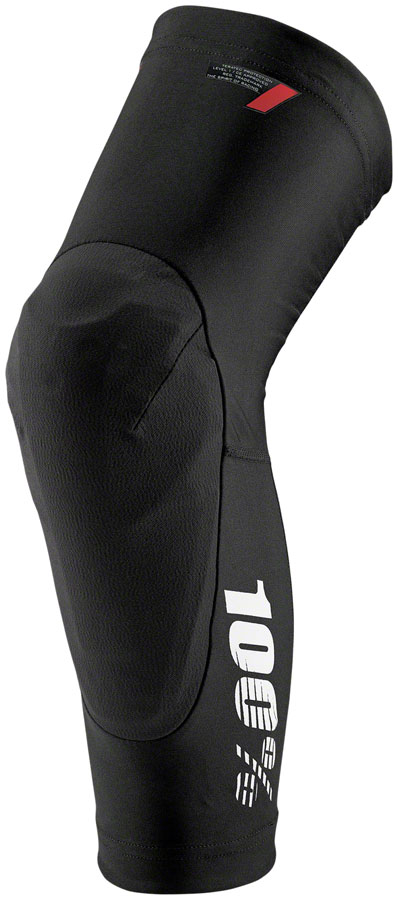 100% Teratec Knee Guards - Black, Large 