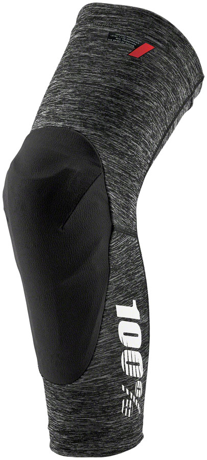 100% Teratec Knee Guards - Gray Heather, Large 