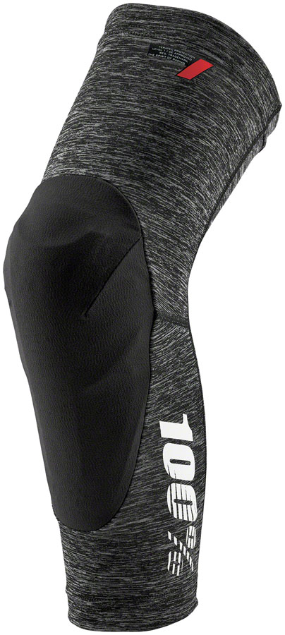 100% Teratec Knee Guards - Gray/Black, Small 