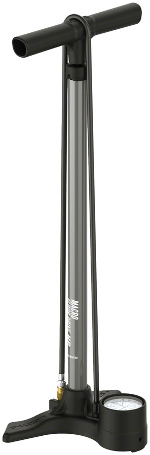 Lezyne Macro Floor Drive ABS Floor Pump - ABS Chuck, 220psi, Flat Grey