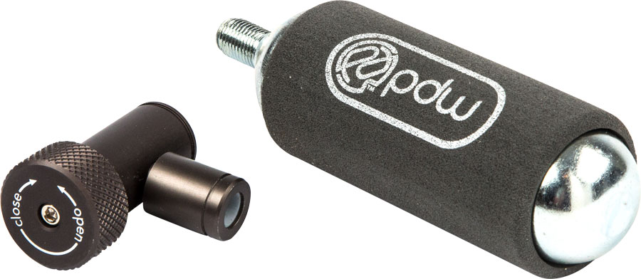 Portland Design Works Fatty Object CO2 Inflator and cartridge: Includes 38g CO2 and Insulated Sleeve