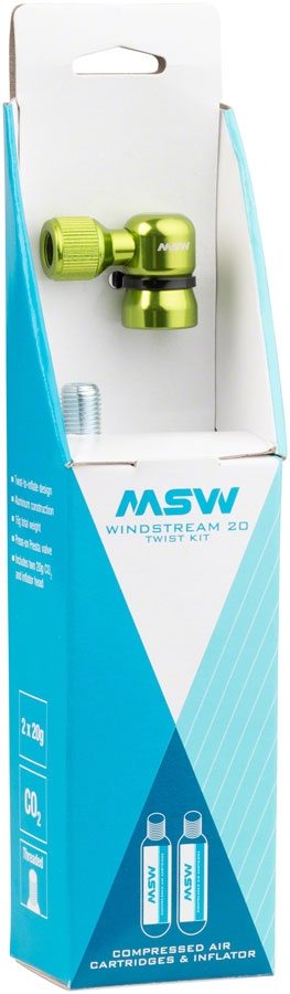 MSW Windstream Twist 20 Kit with two 20g CO2 Cartridges 