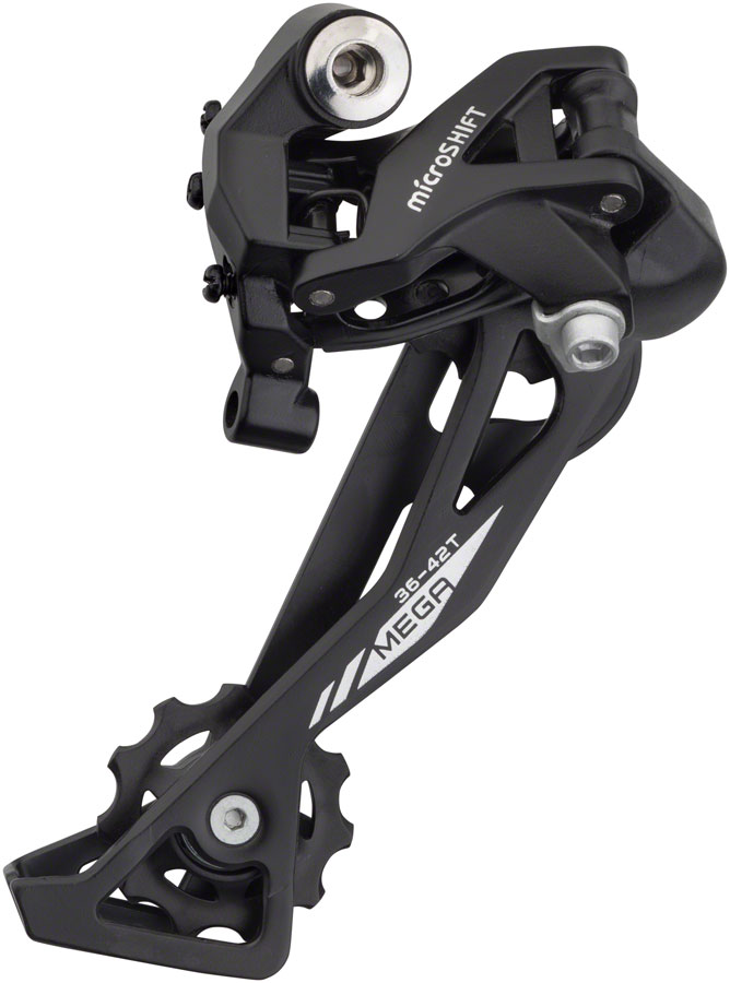 microSHIFT XLE Rear Derailleur - 10 Speed, Long Cage, Black 