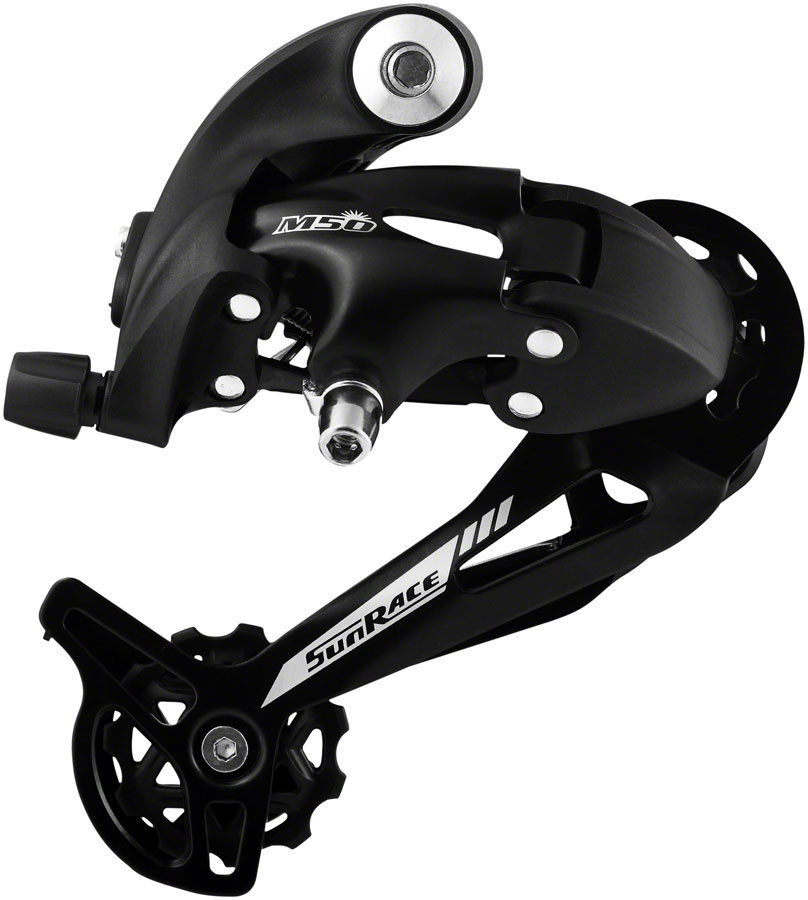 SunRace M57 Rear Derailleur - 7/8-Speed, Long Cage, Black