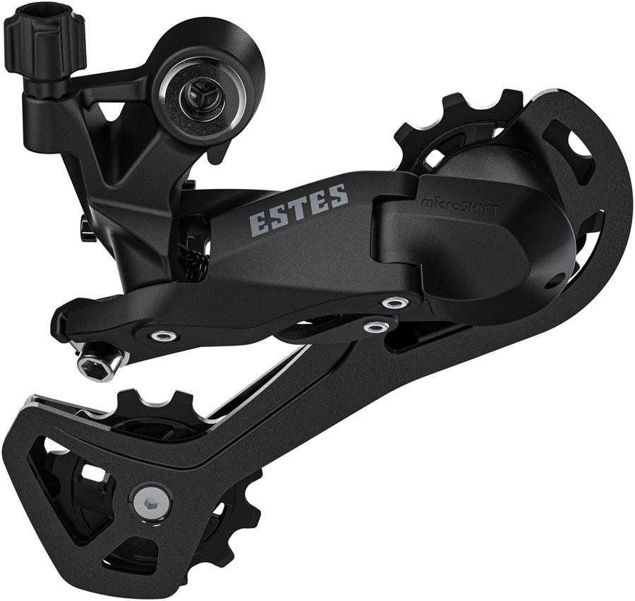 microSHIFT Estes Rear Derailleur - 7/8/9-Speed, Long Cage, 28-32t Max Cog, 11-14t Min Cog, 43t Capacity, Black