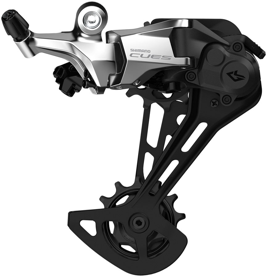 Shimano CUES RD-U6000-GS Rear Derailleur - 10/11-Speed, Shadow Plus Design, Direct Attach, Medium Cage, Silver