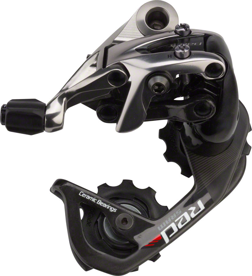 SRAM Red Rear Derailleur - 11 Speed, Short Cage, Black 