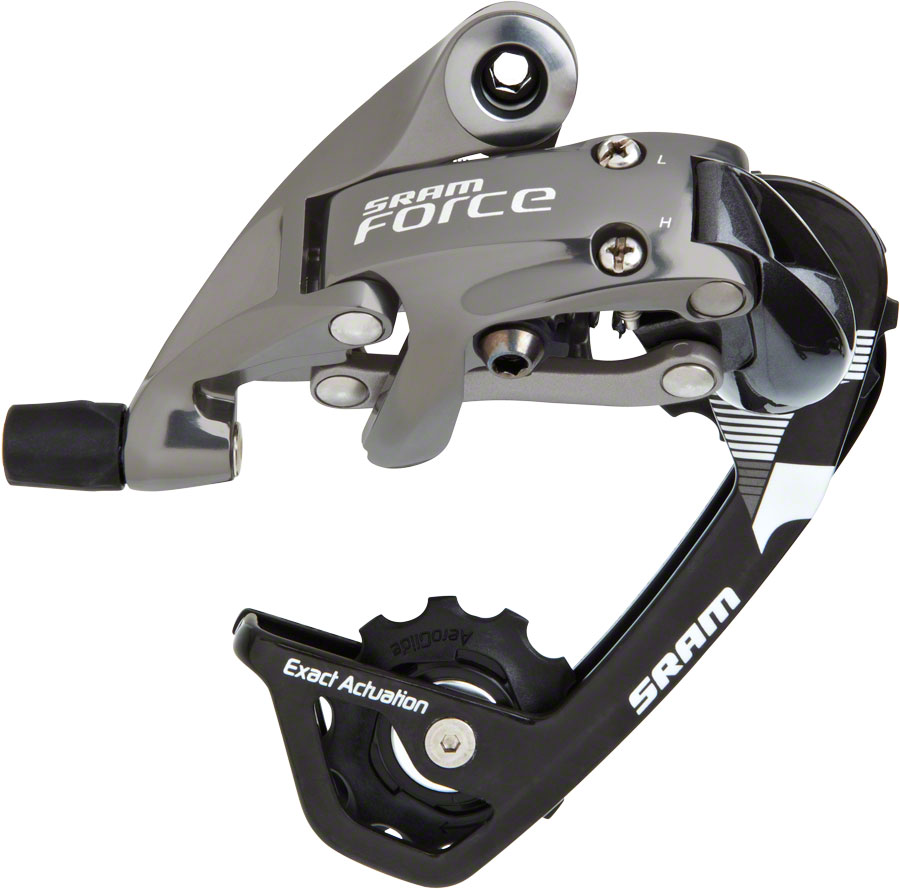 SRAM Force WiFli Rear Derailleur - 10 Speed, Medium Cage, Black/Silver