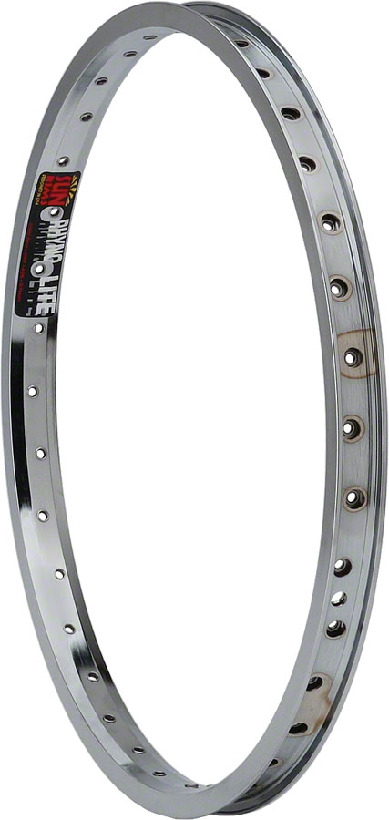 Sun Ringle Rhyno Lite Rim - 20", Chrome, 36H, Clincher, Schraeder