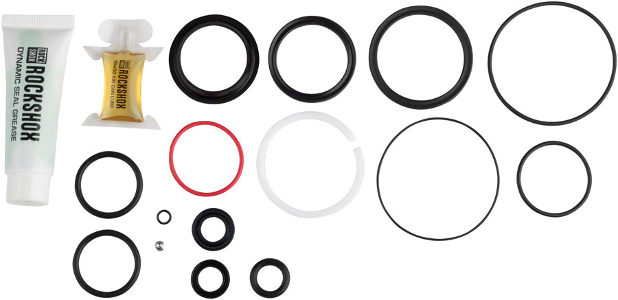 RockShox Rear Shock Service Kit - 200 Hour/1 Year, Super Deluxe Thru-Shaft, TREK 2021, C1 