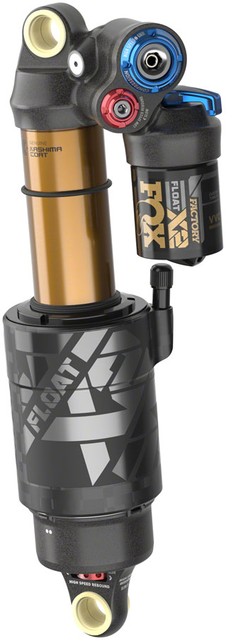 FOX FLOAT X2 Factory Rear Shock - Metric, 230 x 57.5 mm, 2-Position Lever, Kashima Coat 