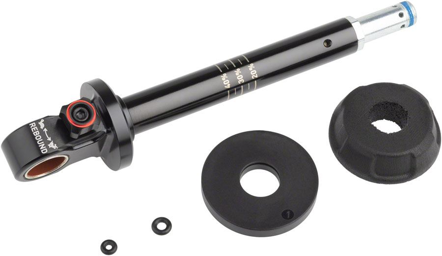RockShox Rear Shock Damper Shaft Assembly - Super Deluxe Coil, Standard Shaft Eyelet 47.5mm, A1-A2 