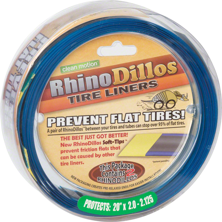 Rhinodillos Tire Liner: 20 x 2.0-2.125, Pair