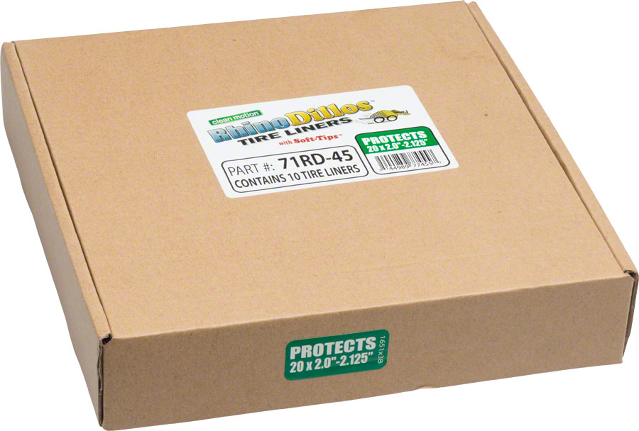 Rhinodillos Tire Liner: 20 x 2.0-2.125, Packaged in Bulk Box of 10