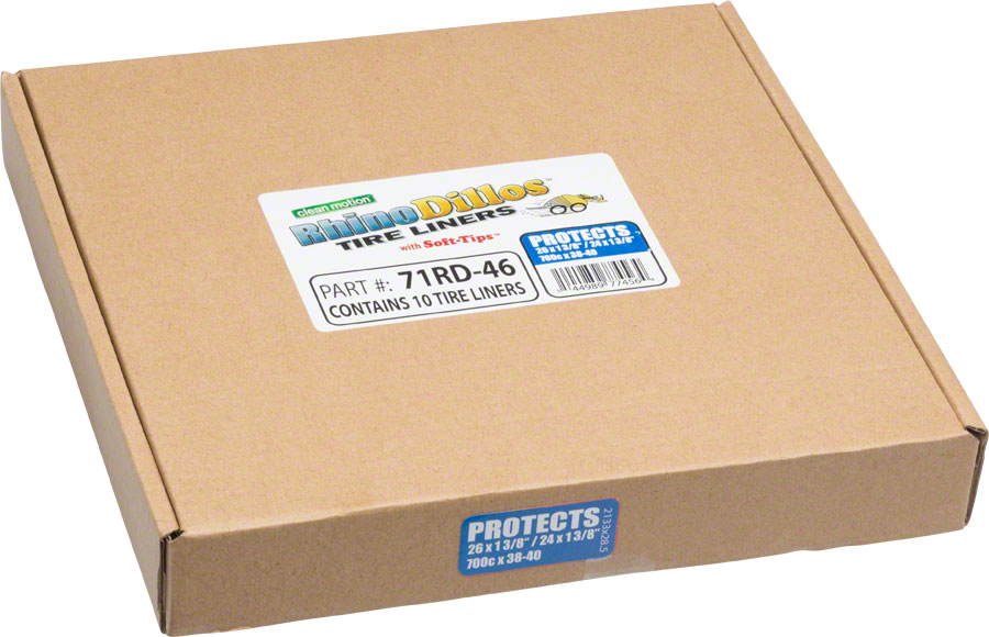 Rhinodillos Tire Liner: 700 x 38-42, Packaged in Bulk Box of 10