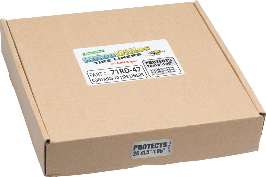 Rhinodillos Tire Liner: 26 x 1.5-1.95, Packaged in Bulk Box of 10