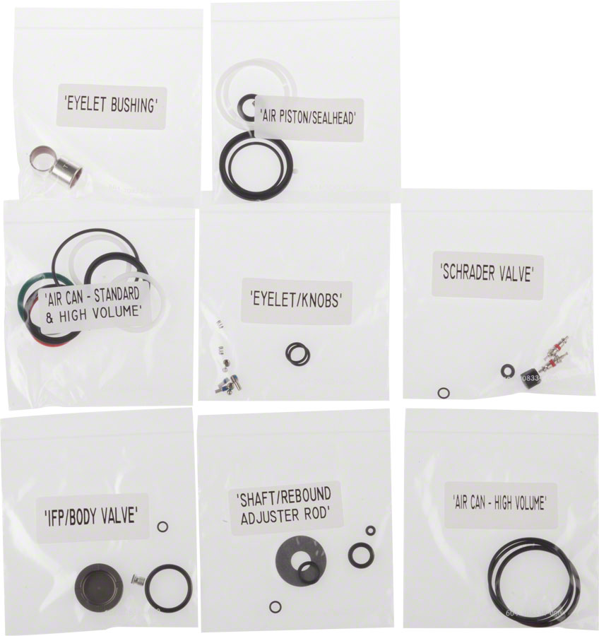 RockShox Rear Shock Service Kit - Monarch B1 (RL) C1 (R,RT,RT3) D1 (RT3) (7%Off)