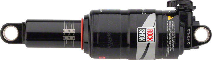 RockShox Monarch RT3 Rear Shock - DebonAir, 7.25x1.75" (184x44mm), Fits 2016-18 Salsa Horsethief/2016-19 Pony Rustler, Black, D1 (15%Off)