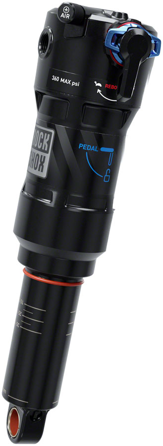 RockShox Deluxe Ultimate RCT Rear Shock - 185 x 50mm, Linear Reb/DComp, 380lb L/O, Trun, C1, Trek TopFuel 2022 