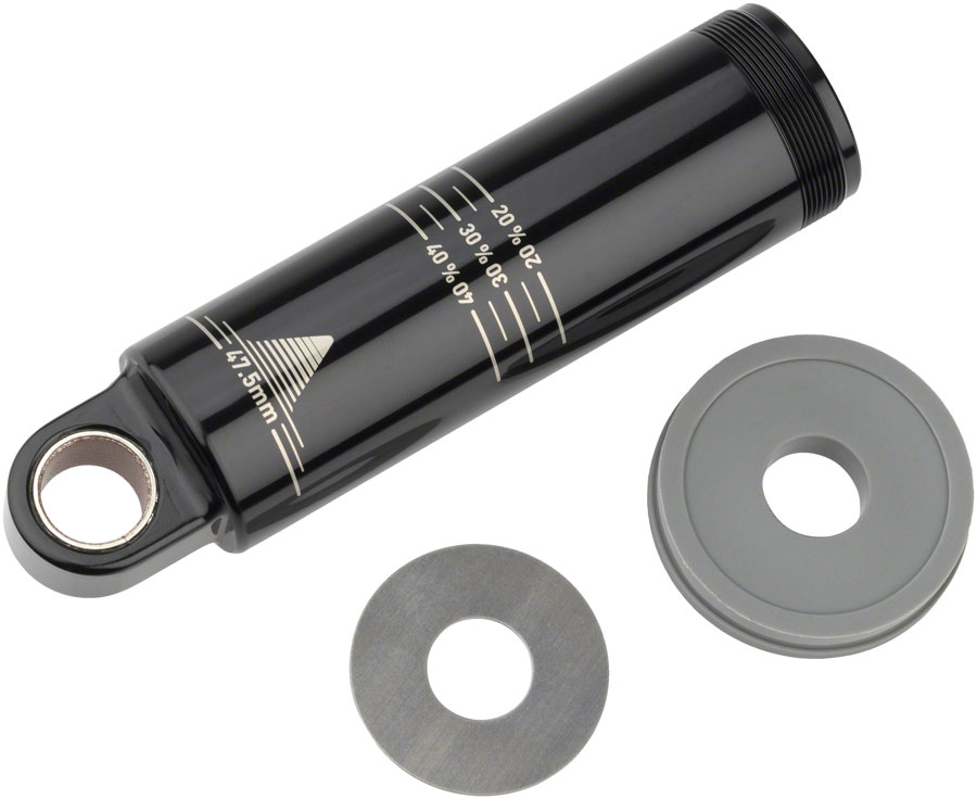 RockShox Rear Shock Damper Body - Standard Eyelet, 47.5mm w/ Hydraulic Bottom Out, 7.5mm Travel Spacer, Super Deluxe C1+ (2023+) (30%Off)