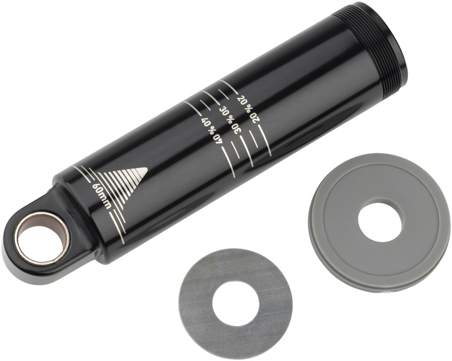 RockShox Rear Shock Damper Body - Standard Eyelet, 60mm w/ Hydraulic Bottom Out, 5mm Travel Spacer, Super Deluxe C1+ (2023+) (5%Off)