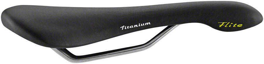 Selle Italia Flite 1990 Saddle - Titanium, Black, L1 | Bikeparts.Com