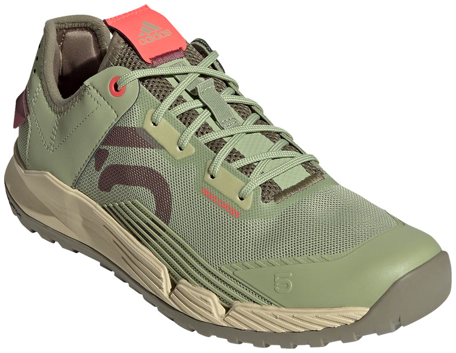 Five Ten Trailcross LT Flat Shoes - Women's, Magic Lime/Quiet Crimson/Orbit Green, 8 