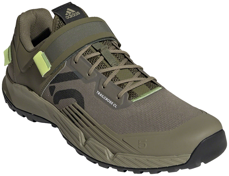 Five Ten Trailcross Mountain Clipless Shoes - Men's, Orbit Green/Carbon/Pulse Lime, 10 