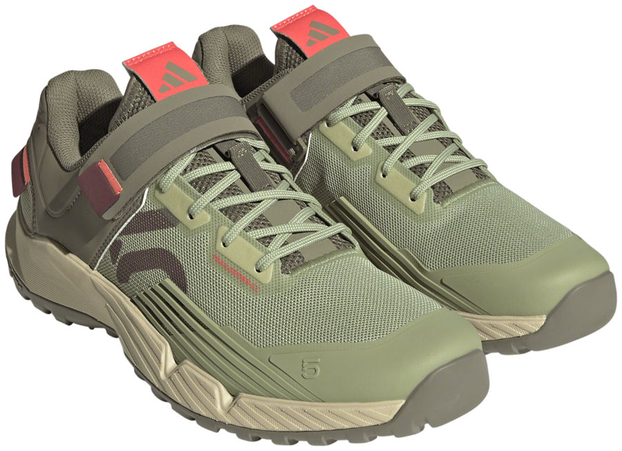 Five Ten Trailcross Mountain Clipless Shoes - Women's, Magic Lime/Quiet Crimson/Orbit Green, 10.5 