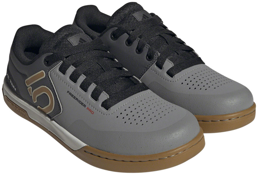 Five Ten Freerider Pro Flat Shoes - Men's, Gray Three/Bronze/Core Black, 13 