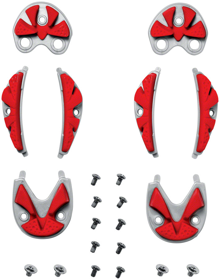 Sidi SRS Carbon Ground Inserts - Red, 41-44