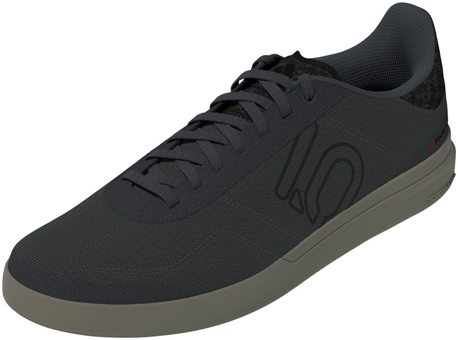 Five Ten Sleuth DLX Canvas Flat Shoes - Men's, Gray Six/Core Black/Olive Strata, 13