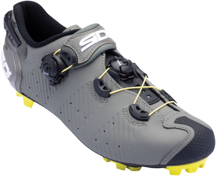 Sidi Drako 2S SRS Mountain Clipless Shoes - Men's, Military Yellow, 38 